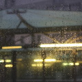 Pluie à la gare