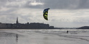 Kite surf sur la plage du sillon